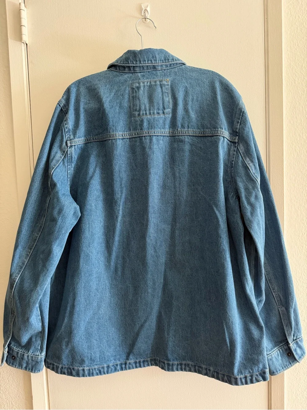 Levi's Blue Denim Zip-Up Shirt Jacket